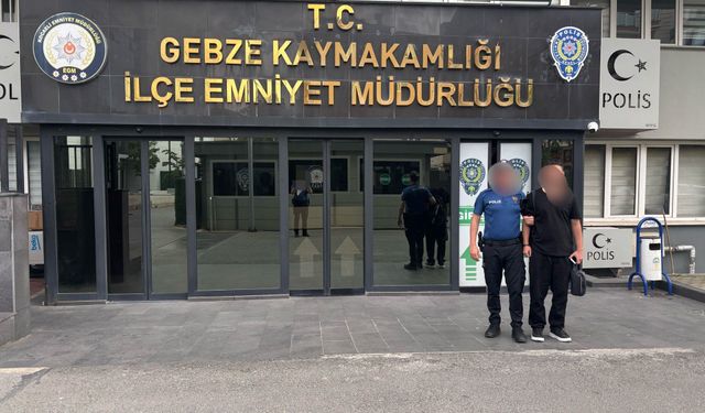 Banka dolandırıcılığından aranan şahıs Gebze’de yakalandı