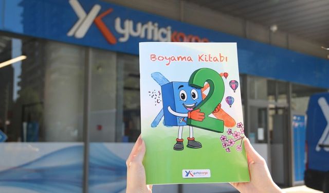 Yurtiçi Kargo’dan çocuklara boyama kitabı