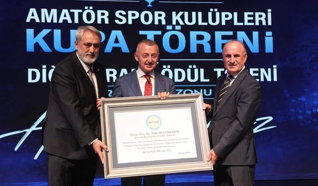 Büyükakın: 7 yılda amatör spora 425 milyon lirayı aşan destekte bulunduk