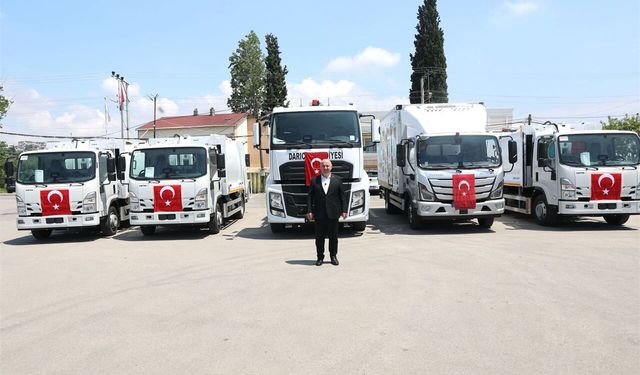 Darıca’nın hizmet ordusuna 5 yeni araç