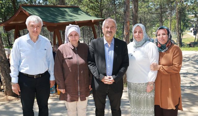 Büyükgöz, Pelitli Damgatepe Mesire Alanı’nda vatandaşlarla buluştu