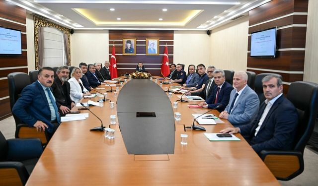 YKS Koordinasyon Toplantısı Vali Aktaş başkanlığında yapıldı