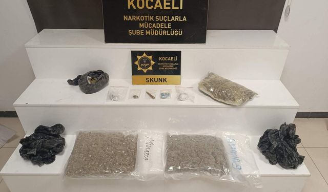 Kocaeli genelinde 3 kg 177 gr skank ele geçirildi