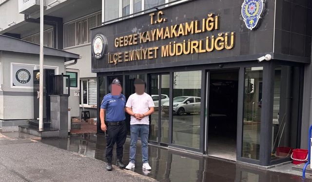 Uyuşturucu suçundan 12 yıl 6 ay hapis cezası olan şahıs Gebze’de yakalandı