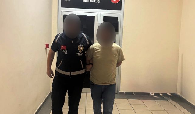Ulaşım aracından eşya çalmak suçundan 8 yıl 9 ay hapis cezası olan şahıs yakalandı