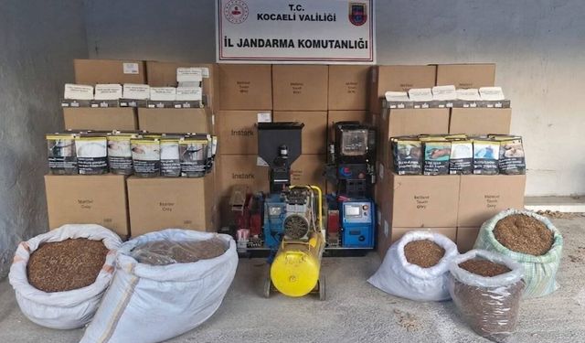 Jandarma’dan 1 milyar 350 bin liralık kaçakçılık operasyonu
