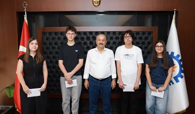 Başkan Büyükgöz LGS birincilerini ağırladı