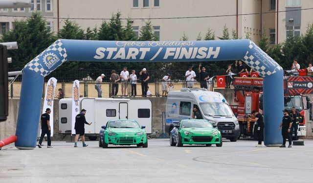 Gebze’de drift heyecanı