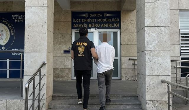 Silahla tehdit suçundan 2 kişi Darıca’da yakalandı