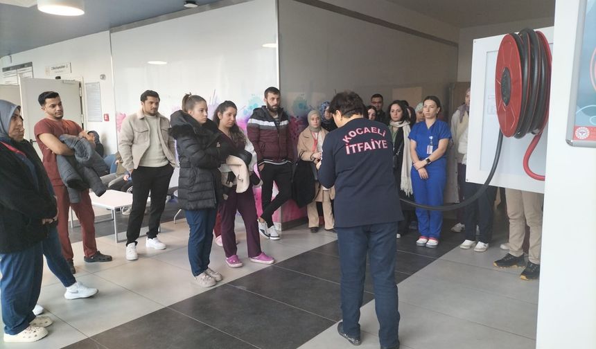 Şehir Hastanesi personeline acil durumu eğitimi