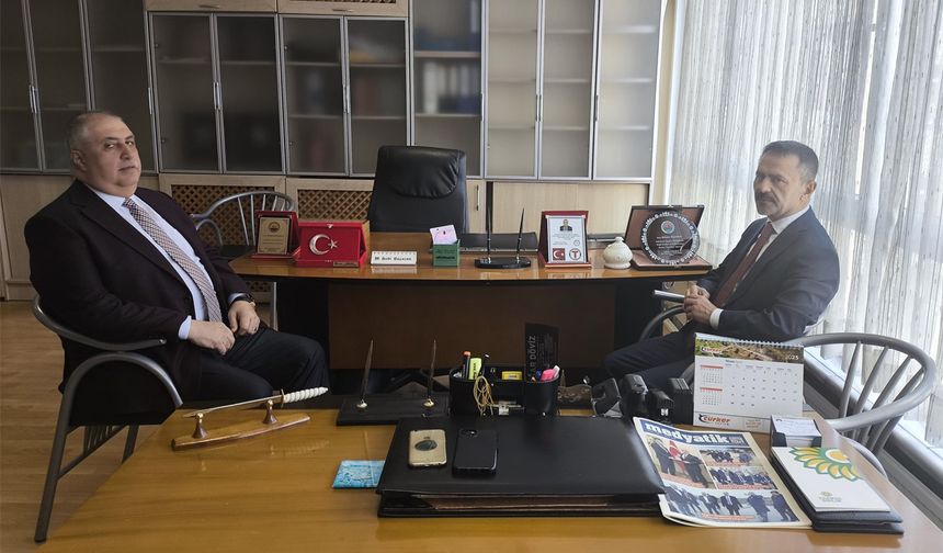 Vali Aktaş, hayırsever iş insanı Mehmet Başaran’ı ziyaret etti