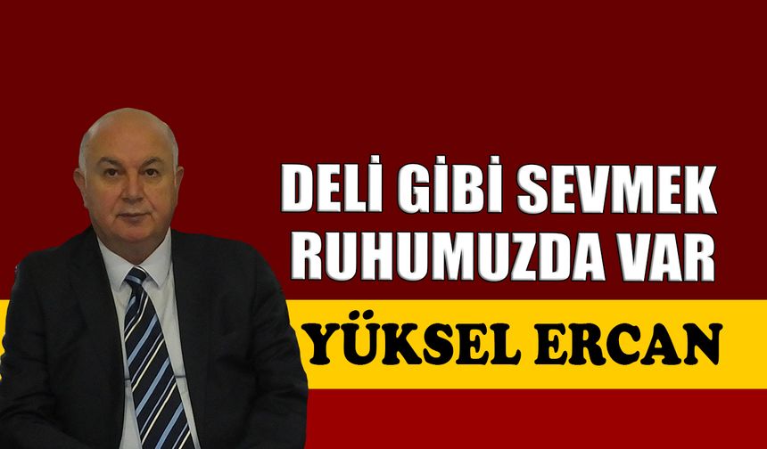 Deli gibi sevmek ruhumuzda var