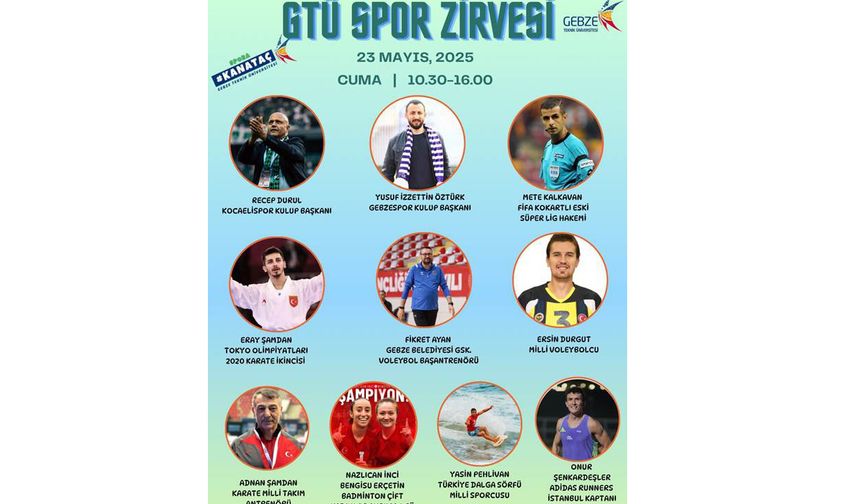 GTÜ, Spor Zirvesi 2025 ile spor dünyasının önemli isimlerini ağırlayacak