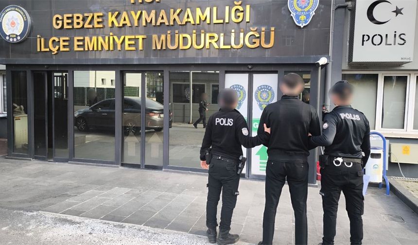 Hırsızlık suçundan aranan şahıs Gebze’de yakalandı