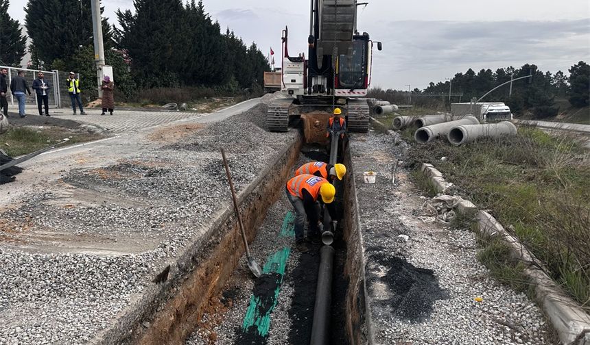 İSU, Çayırova’da hummalı altyapı çalışmaları gerçekleştiriyor