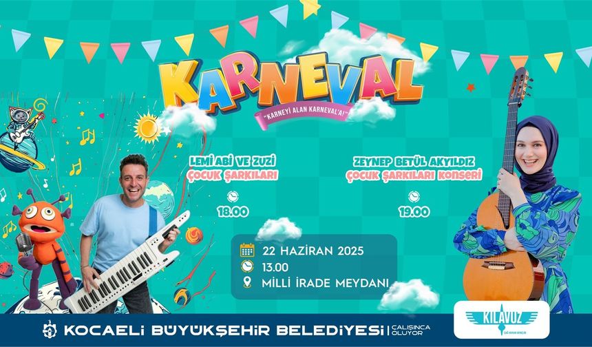 Çocuklar Karneval’da buluşuyor