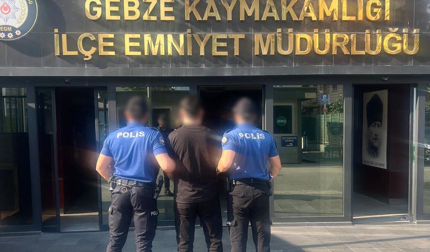 Kasten yaralama suçundan 7 yıl hapis cezası olan şahıs Gebze’de yakalandı
