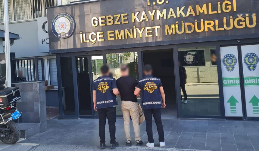 Hırsızlıktan 4 yıl hapis cezasıyla aranan şahıs yakalandı