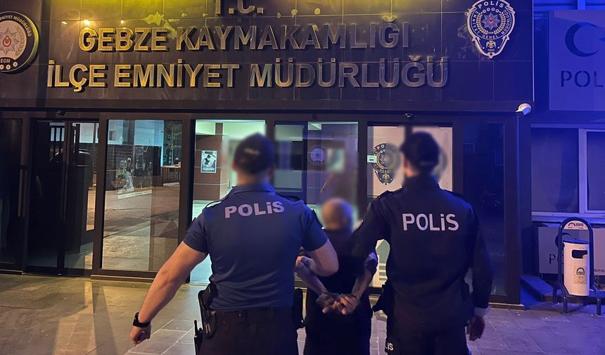 Suç makinası Gebze’de yakalandı