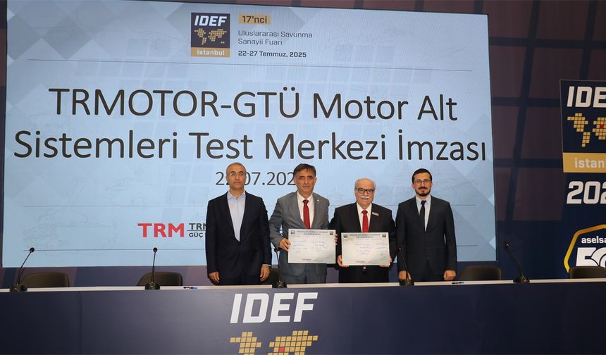 GTÜ ve TRMOTOR'dan savunma sanayii için stratejik iş birliği