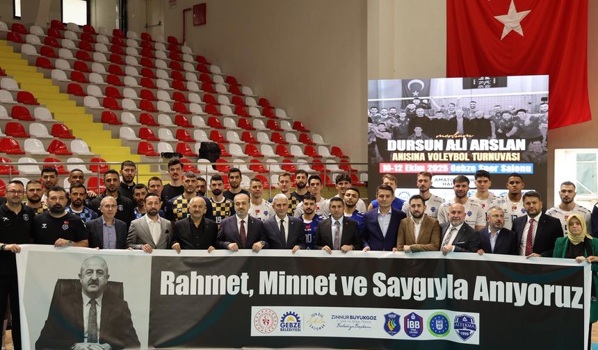 Başkan Yardımcısı Dursun Ali Arslan anısına voleybol turnuvası