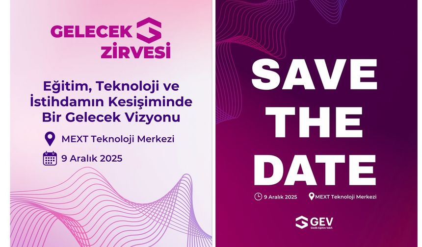 GEV Gelecek Zirvesi, 9 Aralık 2025’te MEXT Teknoloji Merkezi’nde