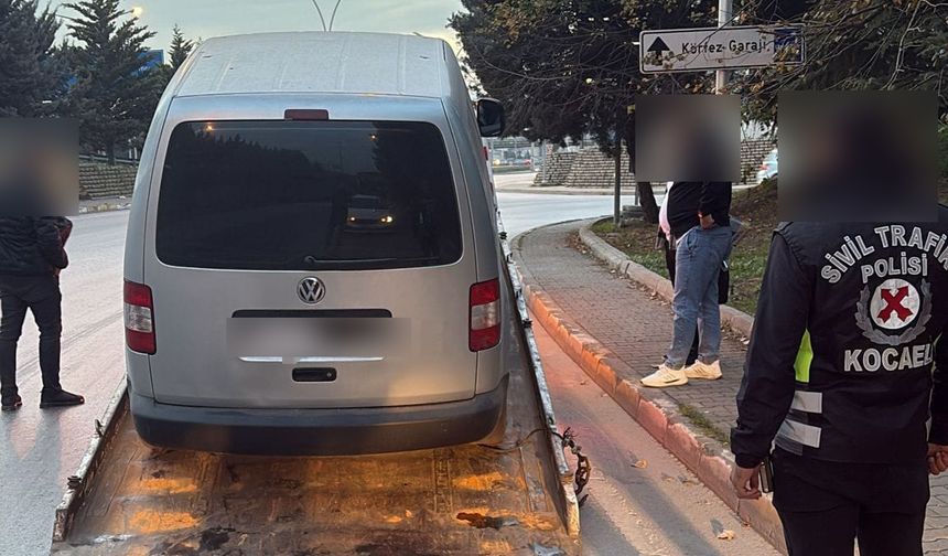 Korsan taşımacılık yapan araç 60 gün trafikten men edildi, 92.784 TL para cezası kesildi