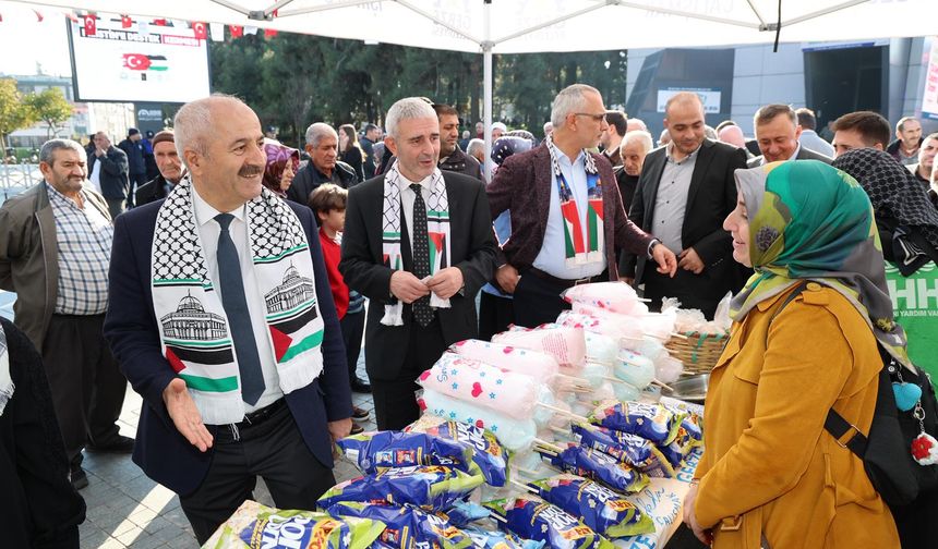 Gebze’de Filistin’e destek kermesi düzenlendi