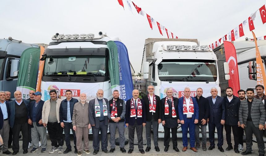 Gebze'den Sudan'a 10 tırlık kardeşlik köprüsü