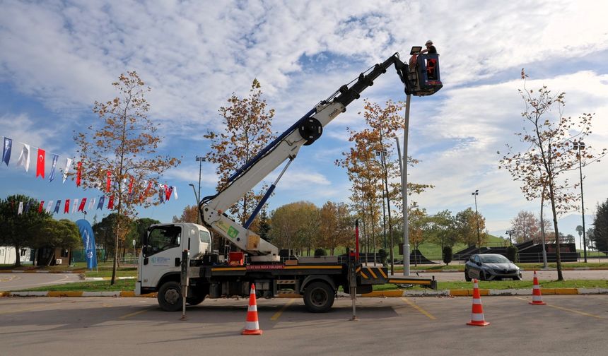 Sekapark’ta akıllı aydınlatma sistemi devreye alındı