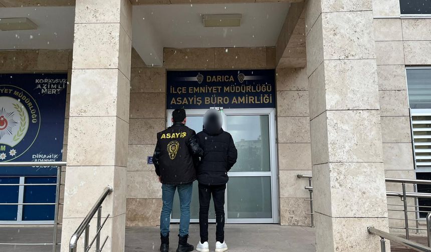 Şanlıurfa’da dolandırıcılık suçundan 3 yıl 4 ay hapis cezası bulunan şahıs Darıca’da yakalandı