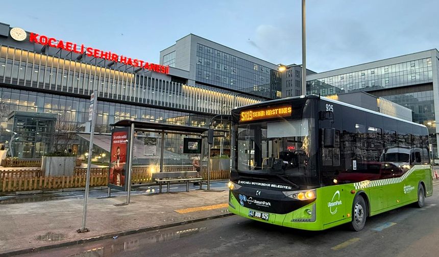 Şehir Hastanesi’ne 12 ilçeden direkt ulaşım dönemi başladı