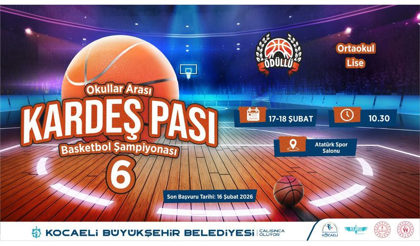 Kardeş Pası Basketbol Şampiyonası başlıyor