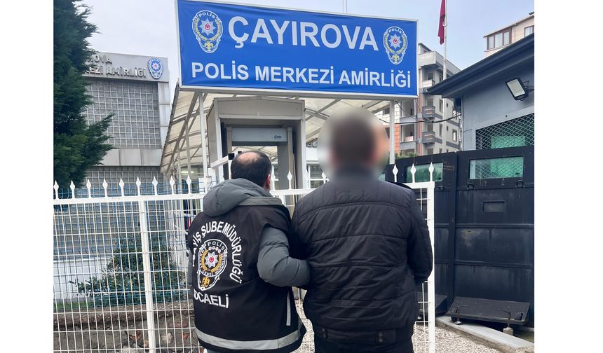 Uyuşturucu suçundan 3 yıl hapis cezası olan şahıs Çayırova’da yakalandı
