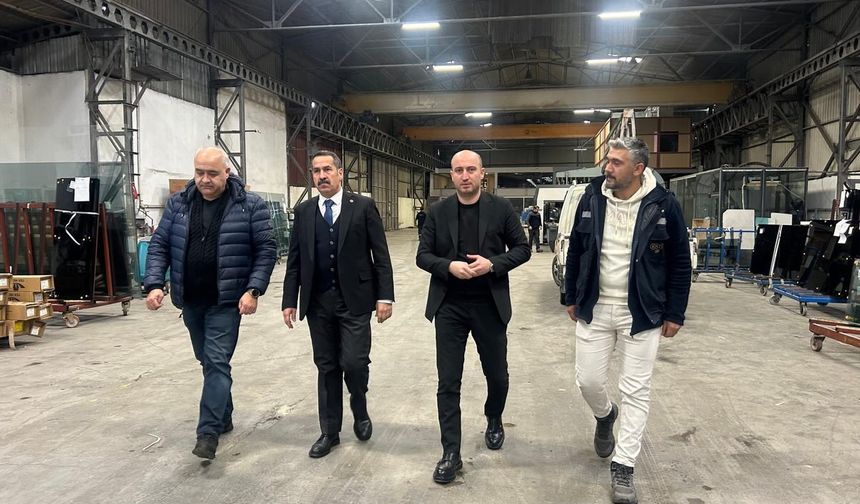 Cemil Yaman’dan, KRŞ Şirketler Grubu’na ziyaret