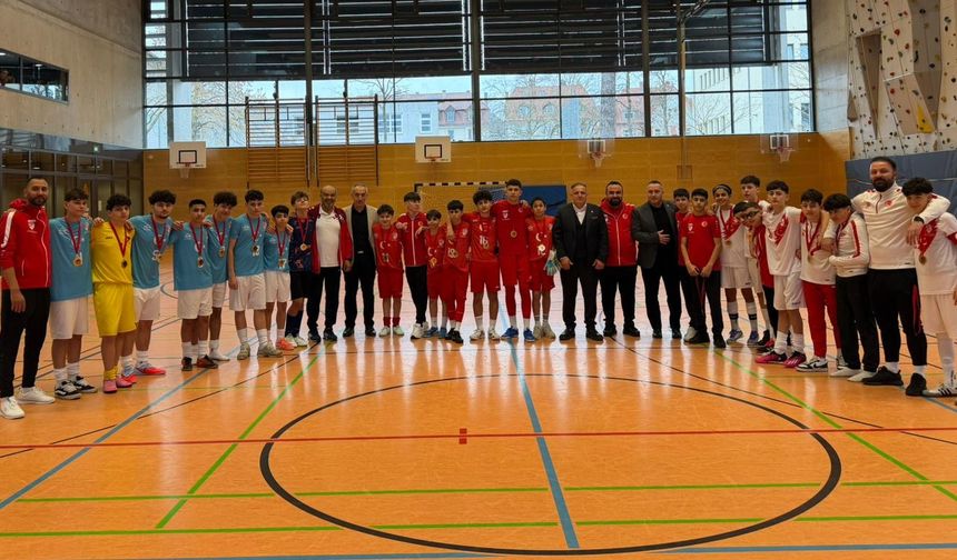 ATFF ve DFB, 11-15 yaş futbolcu grubu için ilk turnuvayı düzenledi