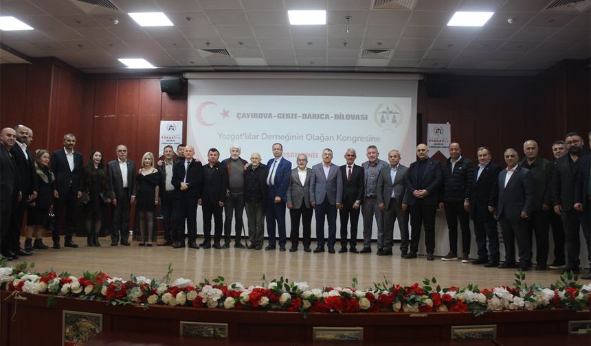 Gebze-Çayırova-Darıca-Dilovası Yozgatlılar Derneği’nde nöbet değişimi