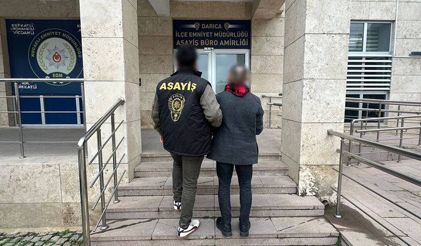 Darıca’da işyerinden hırsızlık suçundan aranan şahıs yakalandı