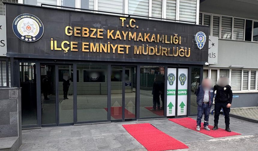 Kasten yaralama suçundan 5 yıl hapis cezası bulunan şahıs Gebze’de yakalandı