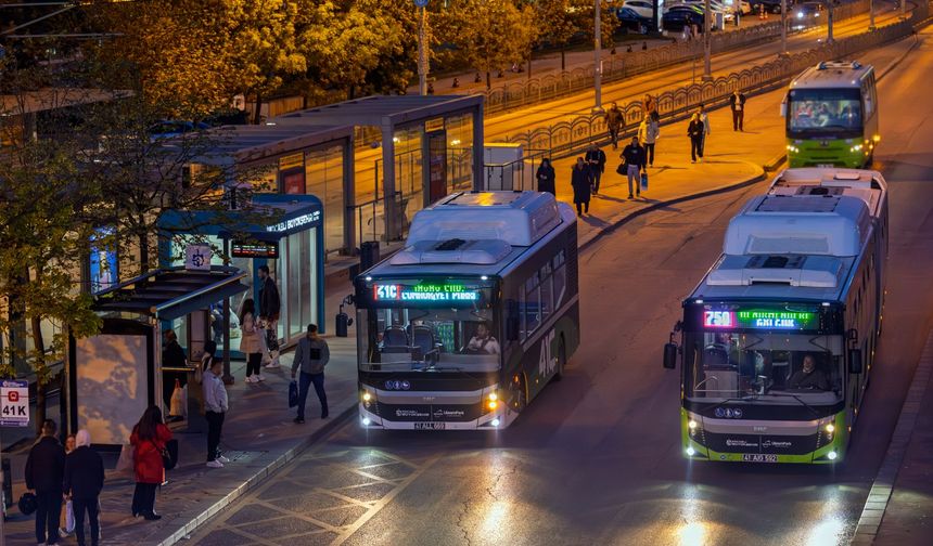 Kocaeli’de ulaşım artık 24 saat kesintisiz