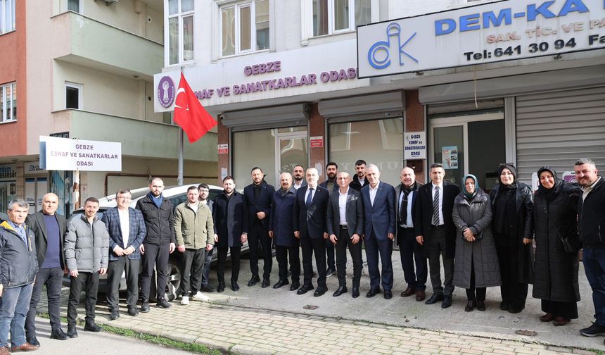 İl Başkanı Talus ile Başkan Kaya Gebze'yi adım adım dolaştı