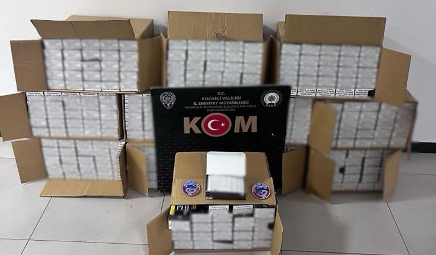 Yunus Timleri 600 kutu bandrolsüz makaron ele geçirdi