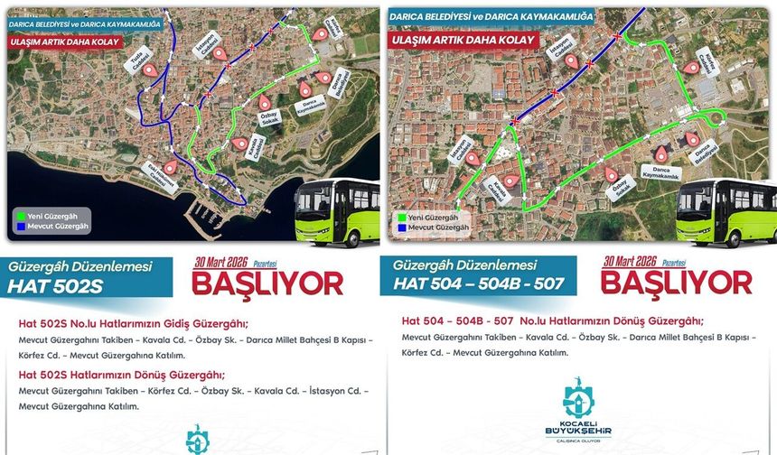 Darıca’nın yeni hizmet binalarına erişilebilir ulaşım