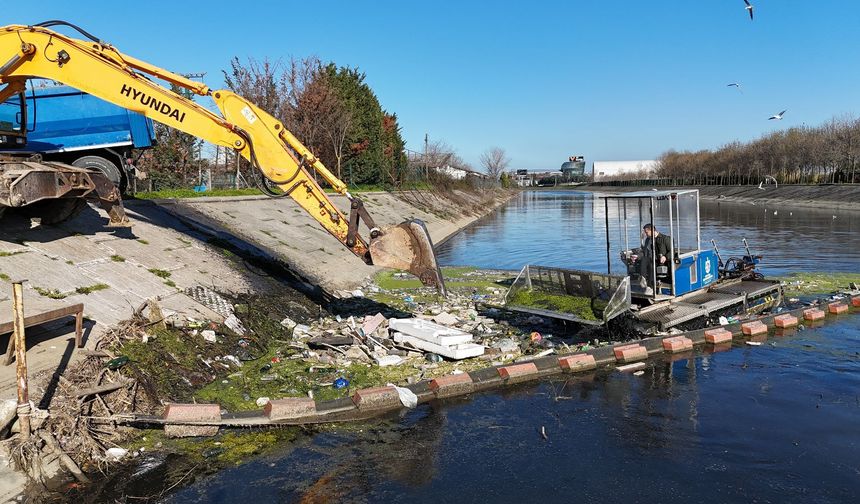 12 metreküp atık denize ulaşmadan toplandı