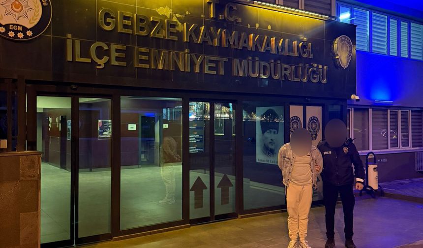 Banka dolandırıcılığı suçlarından 12 yıl hapis cezası olan şahıs Gebze’de yakalandı
