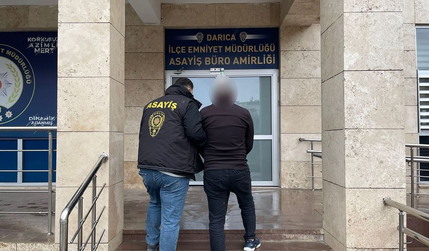 Darıca’da kasten yaralama suçlusu şahıs yakalandı