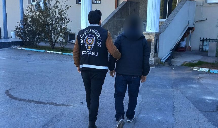 Hırsızlık suçundan 6 yıl hapis cezası olan şahıs Dilovası’nda yakalandı