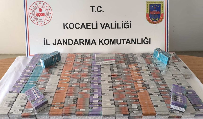 Jandarma’dan, Gebze ve Dilovası’nda kaçakçılık operasyonu