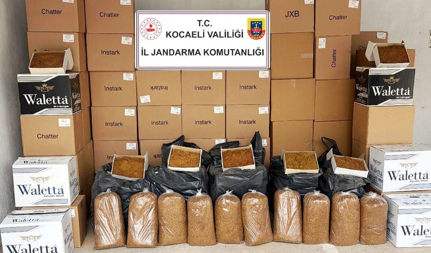 Jandarma’dan milyonluk kaçakçılık operasyonu