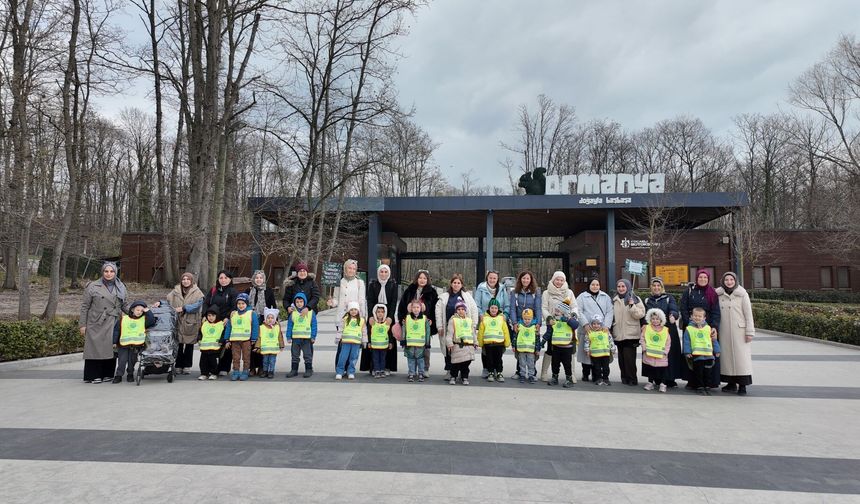 Lokomotif’in minikleri Ormanya’da doğayı keşfetti